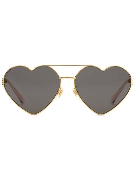 gucci black heart sunglasses|gucci sunglasses next day delivery.